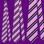 Cute Colorful Rosa Rand Mönster Slips<br><div class="desc">Den söta färgade Rosan Rand Mönster necktie är en perfekt gåva till jul och födelsedagar.</div>