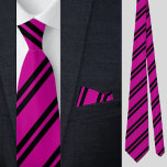 Cute Colorful Rosa Rand Mönster Slips<br><div class="desc">Den söta färgade Rosan Rand Mönster necktie är en perfekt gåva till jul och födelsedagar.</div>
