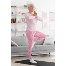 Cute Colorful Rosa Women Byxor Leggings