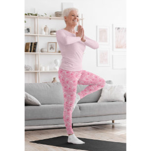 Cute Colorful Rosa Women Byxor Leggings