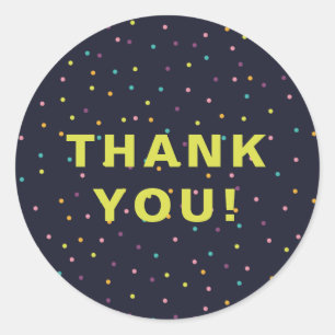 Cute Colorful Runt Klistermärke