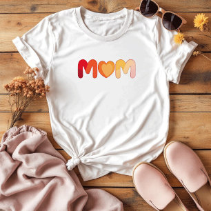 Cute Colorful Sentimental Simple Mors dag T Shirt
