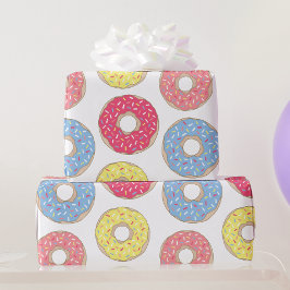 Cute Colorful Sprinkles Donuts Presentpapper