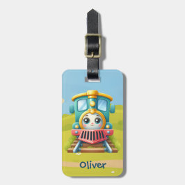 Cute Colorful Tåg Kids' Bagagebricka