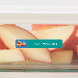 Cute Colorful Tåg Kids Namn Klistermärke