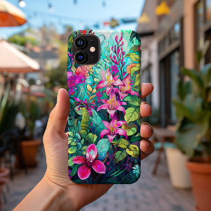 Cute Colorful Tropical Hawaiian Garden No. 1109