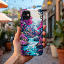 Cute Colorful Tropical Hawaiian Garden No. 1115