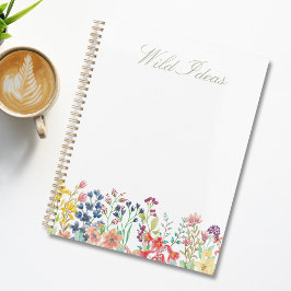 Cute Colorful Watercolor Wildblomma Blommigt