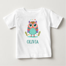 Cute Colorful Whimsical Baby Uggla T Shirt