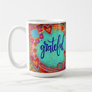 Cute Colorful Whimsiful Inspirational Kaffemugg