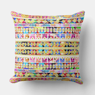 Cute colororbal aztec mönster kudde