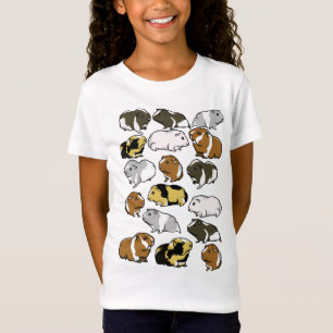 Cute colororroca guinea grisar t shirt