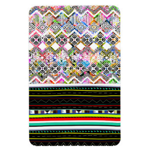 Cute Colorroful aztec-stammen mönster Magnet