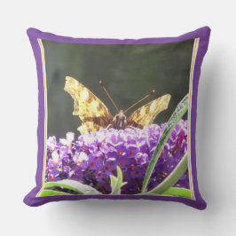 Cute Comma Butterfly Dekorativ kudde