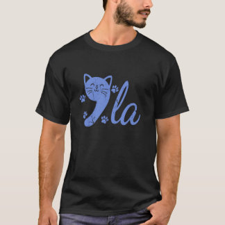 Cute Comma La Harris 2024 Cats for Kamala Kampanj T Shirt