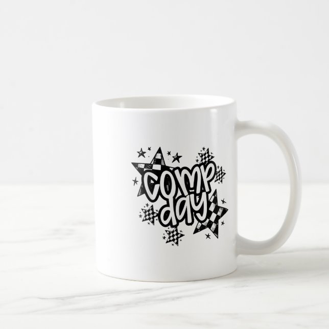 Cute Comp Day Cheer Comp Season Cheerlead Compe Kaffemugg (Höger)