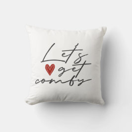 Cute Comte Quote Design Kudde