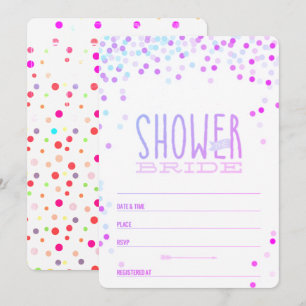 Cute Confetti-Möhippa Inbjudningar