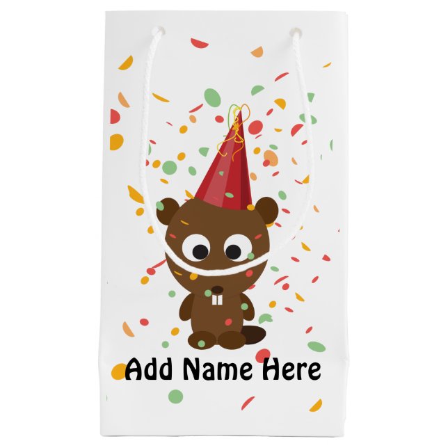Cute Confetti Party Beaver (Framsidan)
