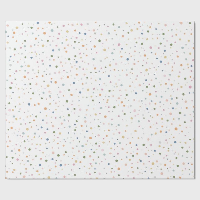 Cute Confetti Pattern | Playful Personalized Gift  Presentpapper (Platt)