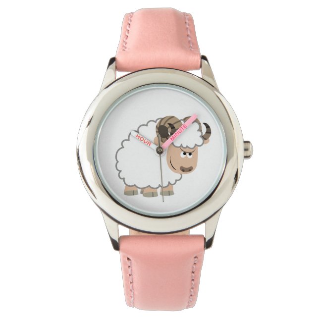 Cute Config Tecknad Ram Watch Armbandsur (Framsida)
