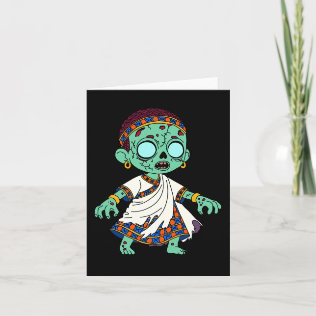 Cute Congolese Zombie Anteckningskort (Framsida)