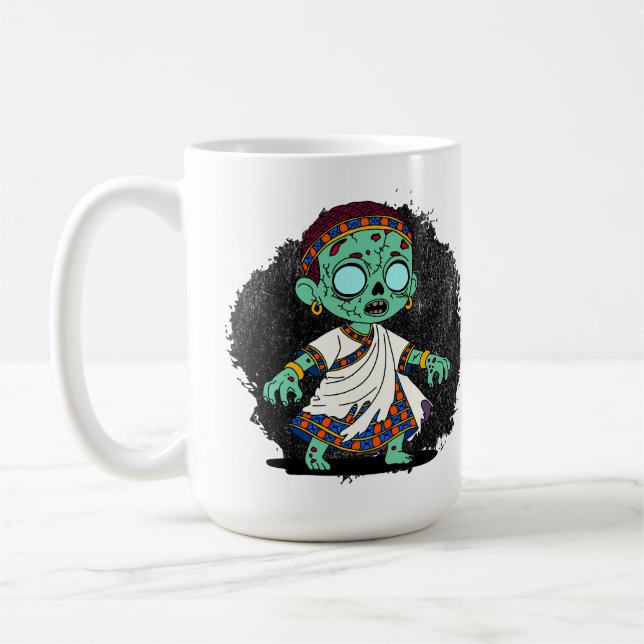 Cute Congolese Zombie Kaffemugg (Vänster)