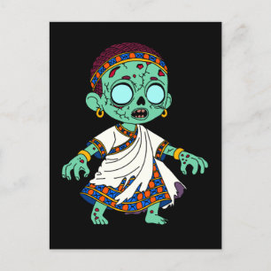 Cute Congolese Zombie Vykort