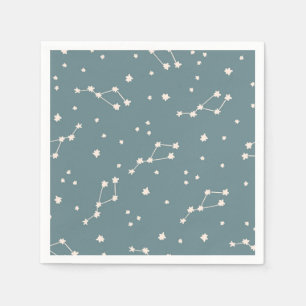 Cute Constellation Himlar Mönster Pappersservett