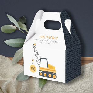 Cute Construction Crane Fordon, oavsett ålder Presentaskar