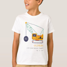 Cute Construction Crane Fordon, oavsett ålder T Shirt