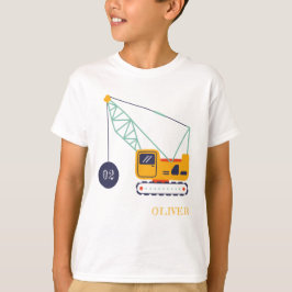 Cute Construction Crane Fordon, oavsett ålder T Shirt