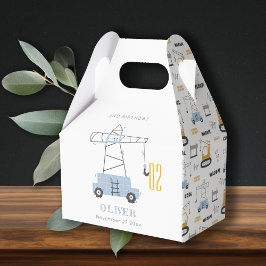 Cute Construction Crane Kids any age Birday Presentaskar