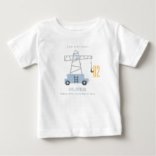 Cute Construction Crane oavsett ålder T Shirt