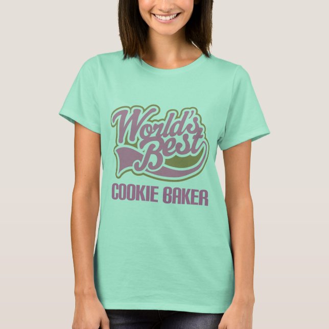 Cute Cookie Baker T Shirt (Framsida)