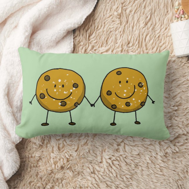 Cute Cookie Best Friends Lumbarkudde (Filt)