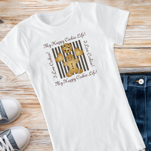 Cute Cookie Pepparkaksgubbe Kids T Shirt