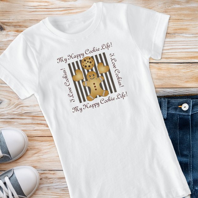 Cute Cookie Pepparkaksgubbe Kids T Shirt (Skapare uppladdad)