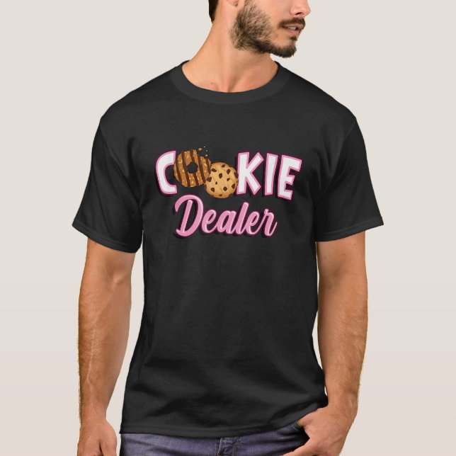 Cute Cookieförsäljare  T Shirt (Framsida)
