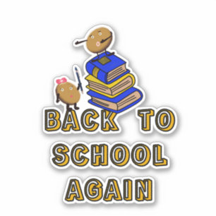 Cute cookies back to school klistermärken