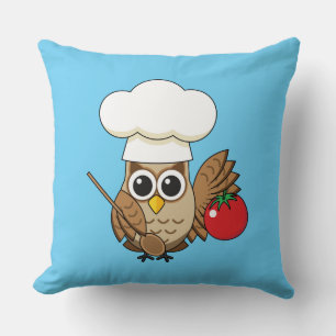 Cute Cooking Uggla Tecknad Kudde