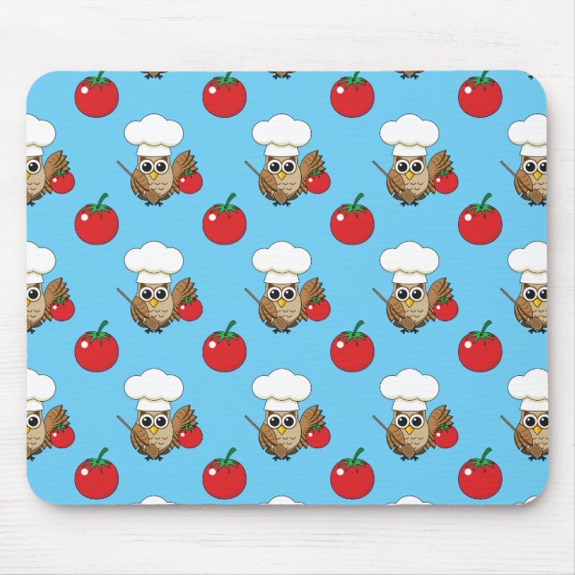 Cute Cooking Uggla Tecknad Musmatta (Framsidan)