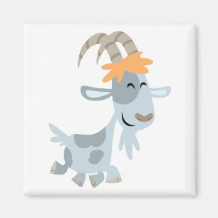 Cute Coola Tecknad Goat Magnet