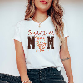 Cute Coquette Basketball Mom T Shirt