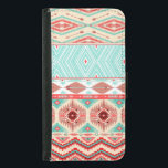 Cute Coral Rosa och Blue Boho Tribal Aztec Mönster Plånboksfodral För Samsung Galaxy S5<br><div class="desc">En söt boho mönster i korallets rosa- och turkosblått med ett vintage utseende. Omfattar pilar och staminslag.</div>