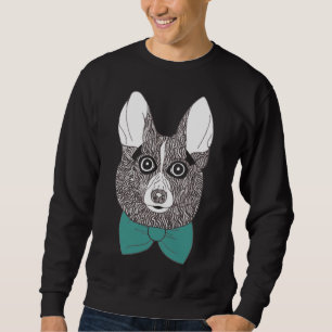 Cute Corgi 1035 Lång Ärmad Tröja