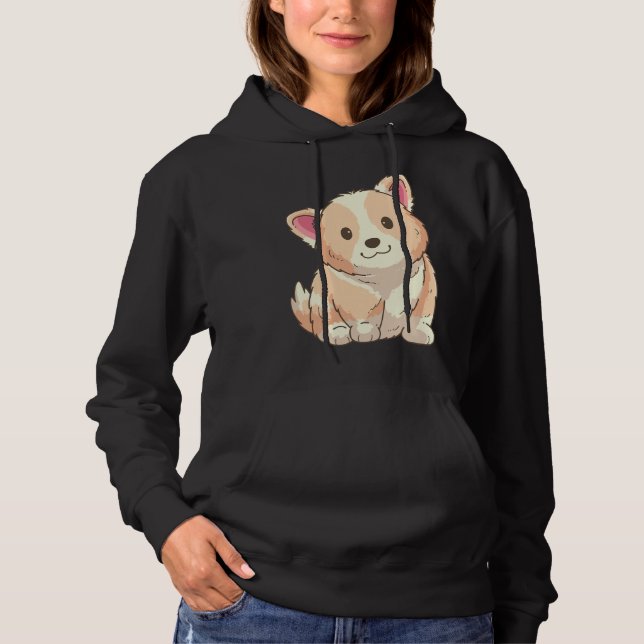 Cute Corgi 163 T Shirt (Framsida)