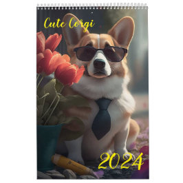 Cute Corgi. 2024 Kalender