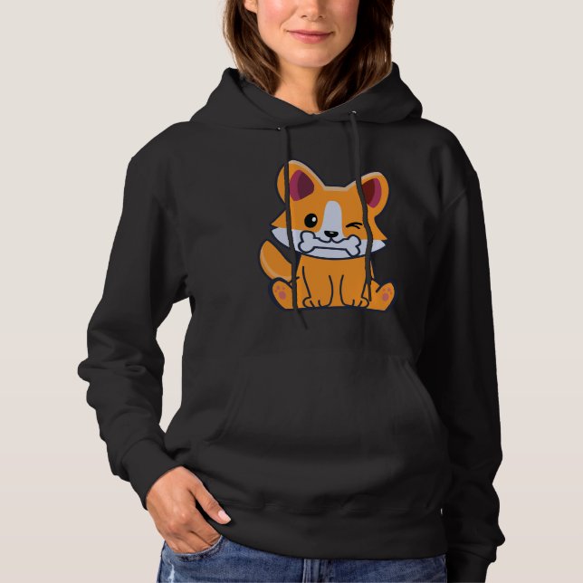 Cute Corgi 391 T Shirt (Framsida)