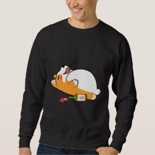 Cute Corgi 732 Lång Ärmad Tröja